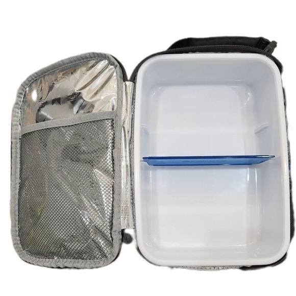 Columbia Insulated lunch Box Bag, Blue/Gray, OS NWOT - Picture 4 of 4